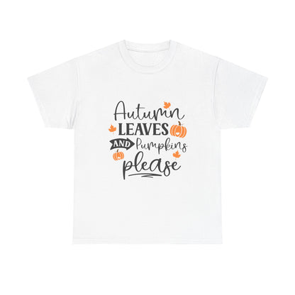 Autumn Leaves and Pumpkins Please