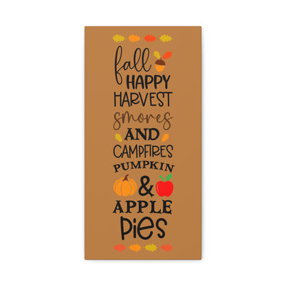Fall-Themed Wall Art Canvas, Perfect for Autumn Decor, Harvest Celebrations, Cozy Home Atmosphere, Thanksgiving