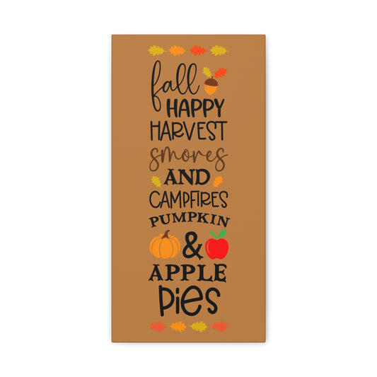Fall-Themed Wall Art Canvas, Perfect for Autumn Decor, Harvest Celebrations, Cozy Home Atmosphere, Thanksgiving