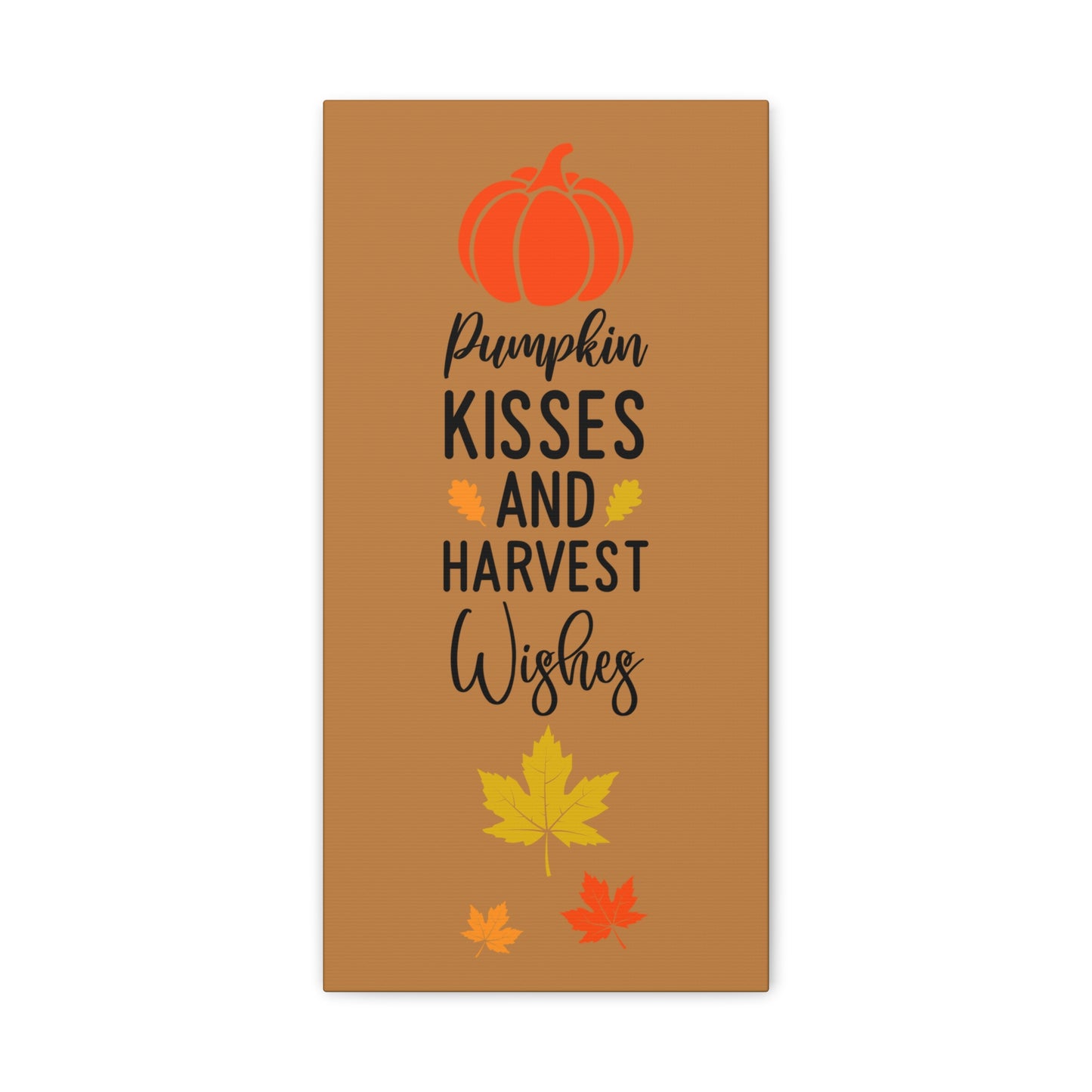 Fall-Themed Wall Art Canvas, Harvest Wishes