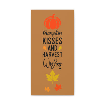 Fall-Themed Wall Art Canvas, Harvest Wishes