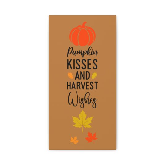 Fall-Themed Wall Art Canvas, Harvest Wishes