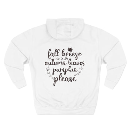 Cozy Autumn Hoodie | Fall Fleece, Pumpkin Spice, Seasonal Style, Outdoorsy Gift, Trendy Layers