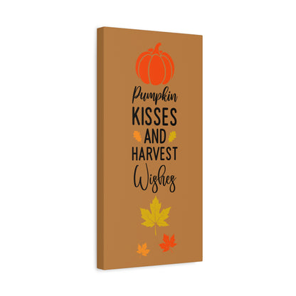 Fall-Themed Wall Art Canvas, Harvest Wishes